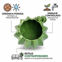 Maceta Decorativa de Cerámica Cactus
