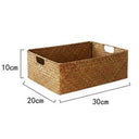 Cesta Decorativa Almacenamiento de Mimbre Rectangular California