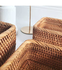Pack 3 Cestas Decorativas de Mimbre Tailandia