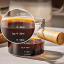 Taza Medidora de Café de Vidrio 75ml