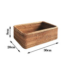 Pack 3 Cestas Decorativas de Mimbre Tailandia