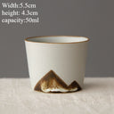 Taza Espresso Mont Blanc 50ml