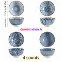 Pack de 4 o 6 Cuencos Japón en Cerámica 11cm x 6cm