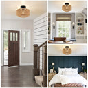 Lámpara de Techo de Ratán Natural Filipinas