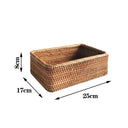 Pack 3 Cestas Decorativas de Mimbre Tailandia