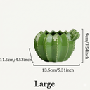 Maceta Decorativa de Cerámica Cactus